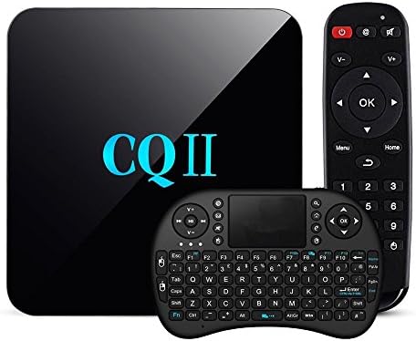 Android 6.0 TV Box Sets - CQII 1G Ram 8G Rom AmlogicS905X Quad Core A53 processor 4K Ultra HD Smart Internet TV Box+ Mini Wireless Qwerty Keyboard