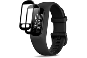 SeNool Protector de Pantalla Compatible con Garmin vívosmart 5, [2 Piezas] [3D Cobertura Completa, Anti-rasguños, Alta Definición], Película Protectora para Garmin vívosmart 5