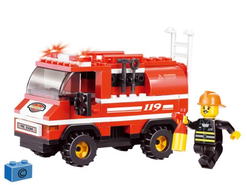 Price comparison product image Sluban SlubanM38-B0276 Fire Truck Building Bricks Set