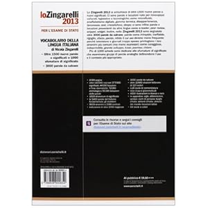 Lo Zingarelli 2013. Vocabolario della lingua itali