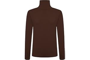 Loxdonz Girls Long Sleeve Turtleneck Tee Shirt Kids Casual High Neck Tops T-Shirts (3 Toddler-13 Years)