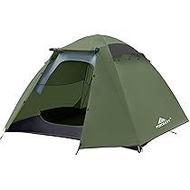 VivaGarden Tenda Da Campeggio Pop Up 4-5 Posti Impermeabile 2 Porte E 4 Finestre - 169A