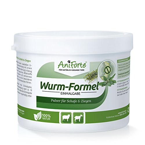 AniForte Wurm X Pulver 200g - Naturprodukt für Schafe und Ziegen