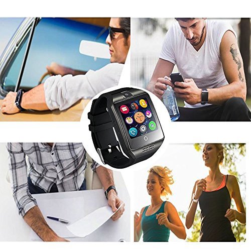 Smartwatch Bluetooth, MallTEK Smartwatch con Slot per Schede SIM and TF, Smart Watch Bluetooth Orologio Intelligente con Camera Smartwatch Band con Whatsapp Facebook Android Smart Watch