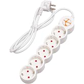 Tun&ccedil;matik Powerstrip 5 Beşli Anahtarlı Grup Priz 3M
