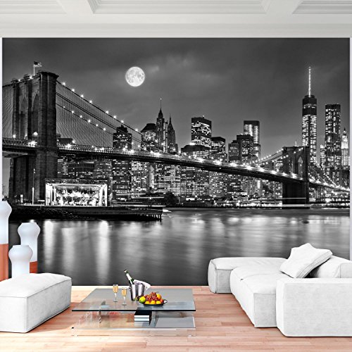 Fototapete New York 308 x 220 cm - Vliestapete - Wandtapete - Vlies Phototapete - Wand - Wandbilder XXL - !!! 100% MADE IN GERMANY !!! Runa Tapete 9101010b