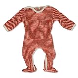 Lilano - Baby Suit with Feet, 100% Organic Merino Wool