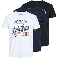 JACK & JONES Male T-Shirt 3er-Pack
