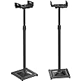 PERLESMITH Heavy Duty Speaker Stands Adjustable Height Satellite Speaker Mount