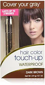 Cover Your Gray Waterproof Hair Color Hair Touch Up Stick, 2.9g - Dark Brown