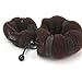 2pcs Stylish Brown Hair Styling Tool Magic Updo Bun Maker Hairstyle DIY 2 Sizes