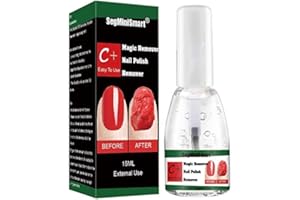 SEGMINISMART Dissolvant Magique pour Vernis à Ongles,Magic Remove Gel,enlever vernis semi permanent,3-5 minutes facilement et rapidement dissolvant de vernis à ongles