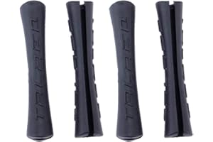 CLISPEED 4 Pezzi di plastica Tubo della Bicicletta Tubo Copertura della Bicicletta Shift Line Cavo Freno Custodia Manicotto Protettivo (Nero)