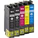 Produktbild 5x Patronen für Epson Expression Home XP-102 / XP-202 / XP-205 / XP-212 / XP-215 / XP-225 / XP-30 / XP-33 / XP-302 / XP-305 / XP-312 / XP-313 / XP-315 / XP-325 / XP-402 / XP-405 / XP-405WH / XP-412 / XP-413 / XP-415 / XP-422 / XP-425 NEU