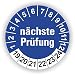 Produktbild 5-1.000 Stück Prüfplaketten Prüfetiketten Wartungsetiketten Prüfung Ø 30mm (60 Stück)
