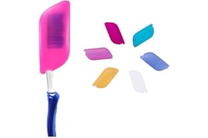 O'woda 6 Pièces Etui de Protection de la Tete de Brosse a Dents Portable en Plastique pour Le Voyage