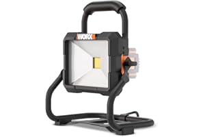 WORX Wx026.9 Lampa Robocza Led, 0 W, 20 V, Szara, 23 X 26 X 24,5 Cm