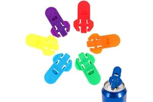 Bimhayuu Einfacher Dosenöffner Dosenöffner zum Öffnen von Getränken Getränkedosen Ringöffner Flaschenöffner Dosenöffner Getränkedosenöffner Getränkedosenverschluss Getränke Dosendeckel (6 STK)