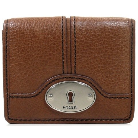 Preisvergleich Produktbild Fossil Kreditkartenetui MADDOX Braun Damen Kreditkarten Etui Leder