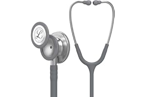 3M Littmann Stetoscopio per il monitoraggio Classic III, tubo auricolare grigio, 69 cm, 5621
