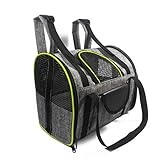 Material de alta calidad: este juguete para transportar mascotas está hecho de materiales ligeros, duraderos y resistentes, respetuosos con el medio ambiente, impermeables. El resultado, ahora puedes viajar fácilmente con tu peludo pequeño con la máxima tranquilidad.