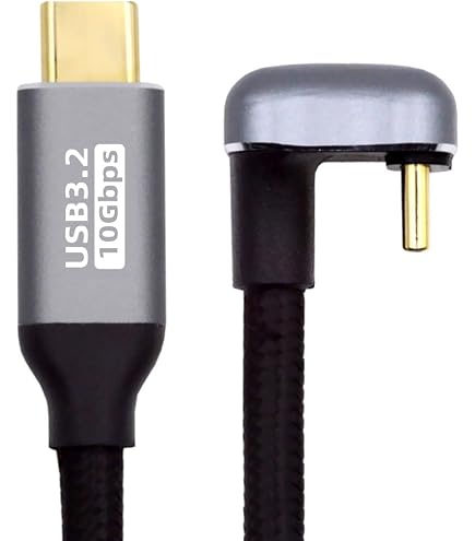 USB-C Kabel Mit U-Form Stecker, 1,8 M – 180°-Design Für Gaming & Bequemes Laden