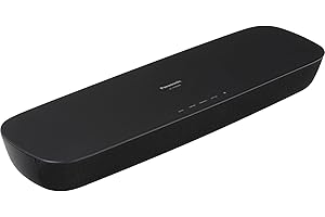 Panasonic SC-HTB200EGK Soundbar 80W Bluetooth, Design Ultra Compatto, Surround 2 Ch, HDMI Arc, Input Ottico, Nero