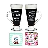 Yaya Cafe Anniversary Gifts Tea Coffee Mugs Set Of 2 With Coasters