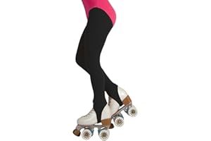 CALZITALY Collant Skating Staffa Calze Con Ghetta Pattinaggio Bambina