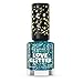 Rimmel London Love Nail Varnish Shade Number 034, Blue and Green Glitter A Crush On You