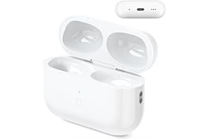 XIEANDKONG USB-C Custodia di Ricarica Wireless Qi Compatibile con Air Pod 1 & Pro 2 Generazione Type-C Wireless Charging Case (auricolari non inclusi) con Tasto di Sincronizzazione Bluetooth