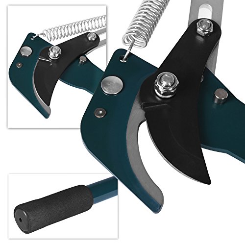 Astsäge Teleskopsäge Astschere Mit Seilzug Baumsäge Gartensäge Teleskop Säge – max. Arbeitshöhe 4 Meter - 4