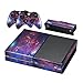 Produktbild Stillshine Xbox ONE Designfolie für Konsole + 2 Controller + Kamera Sticker Skin Set (Purple Galaxia)