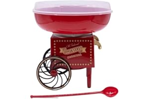 MARCO PAUL INTERIORS 500 W Zuckerwatte-Maschine für Kinder – Marco Paul ® Zuckerwatte-Maschine – perfekt für Partys zu Hause, Filmabende und Küchendekoration