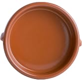 Barro Clasico Casserole Clay Suitable for Electric Ceramic | Brown, mud, round shape, 40 cm