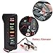 Produktbild YUYOUG 6 V/24 V Auto Auto Digital Batterie Lichtmaschine Tester 6 LED Licht Display Diagnosewerkzeug Auto Motorrad Batterien, 6v, Einheitsgröße