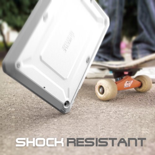 Apple iPad Air / iPad 5 Hülle – SUPCASE [Beetle Defense Serie] Gehäuse mit integriertem Displayschutz und schlagfesten Rahmen (Weiß) - 3