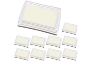 EXCEART Lot de 10 encreurs vides sans digitales - Mini Tampon encreur - pour Recharge d'encre - pour Bricolage, Peinture, Scrapbooking, travaux manuels