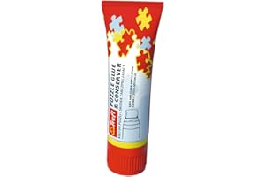 Trefl- Conservador, Conecta y Protege Las Piezas, Tubo con Esponja para Aplicación Cómoda, Capacidad 86g, Color Pegamento para Puzzle (90721)