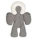 Generic Soft Cotton Baby Car Seat Stroller Cushion Pad Pushchair Mat - gray RS.980.00