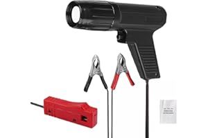 BLISSFULABODE Strumento di rilevamento temporizzazione accensione compatto ed efficiente 12 V luce stroboscopica digitale adatta per varie applicazioni automobilistiche