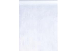 SANTEX Tessuto non tessuto 30 cm (25 m di lunghezza), runner decorativo in tessuto non tessuto, decorazione per festa di nozze bianco