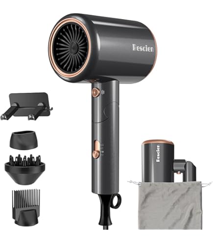 2400W Ionic Hair Dryer [Foldable, Powerful and Lightweight