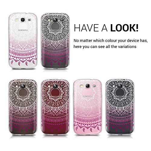 kwmobile Funda para Samsung Galaxy S3 S3 Neo - Carcasa Protectora de TPU con dise o de Sol hind en Violeta Blanco Transparente reviews kwmobile Funda para Samsung Galaxy S3 S3 Neo - Carcasa Protectora de TPU con dise o de Sol hind en Violeta Blanco Transparente