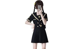 Himifashion Damen Matrosenanzug Cosplay Kostüm Japanischer Harajuku Rock Anzug Mädchen Studenten Schuluniformen