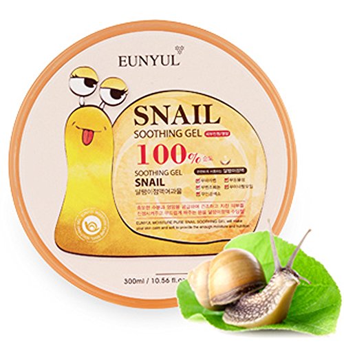 300ml Soothing Moisture Pure Snail Gel Slime 100% Korea cosmetics