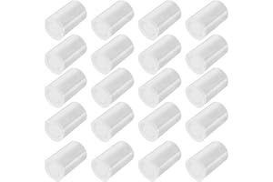 Bujingyun 35mm-Kaliber-Kunststofffilmkanister - 20 Stück（Transparent）