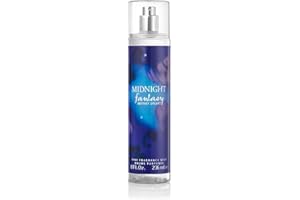 Britney Spears Midnight Fantasy 236 ml – Fine Fragrance Body Mist For Women – Floral Amber Fruity Fragrance – Notes of Exotic Plum, Velvet Iris and Amber – Midnight Blue Bottle