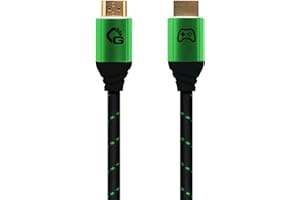 OEHLBACH GAMING New Game Green – 5 Meter - HDMI 2.1b Kabel – Ultra High Speed zertifiziert, 8K@60Hz, eARC, ALLM, VRR, DSC – kompatibel mit PS5, Xbox Series X/S, Nintendo Switch, PC – Schwarz – 1 Stück