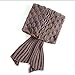 Produktbild PIXNOR Meerjungfrau Decke Strickmuster Decke für Erwachsene Jugendliche (Khaki)